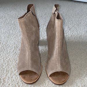 Open Toe Bootie Heel